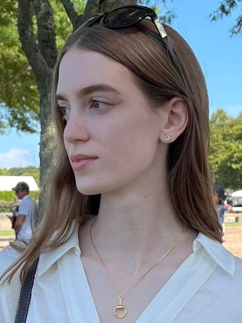 Dorothy Horseshoe Earrings